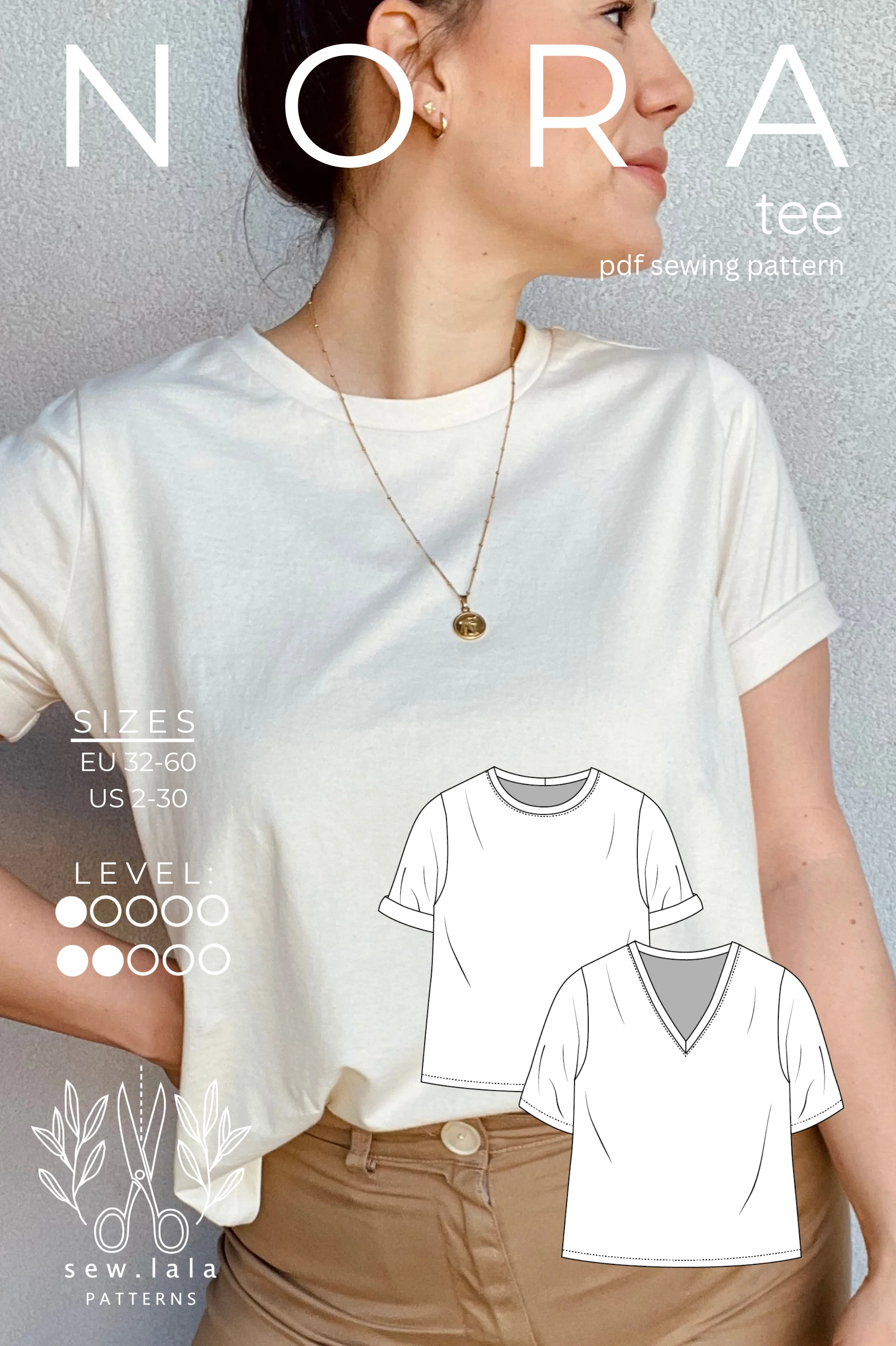 Sew.lala Patterns Nora Tee - Image 8