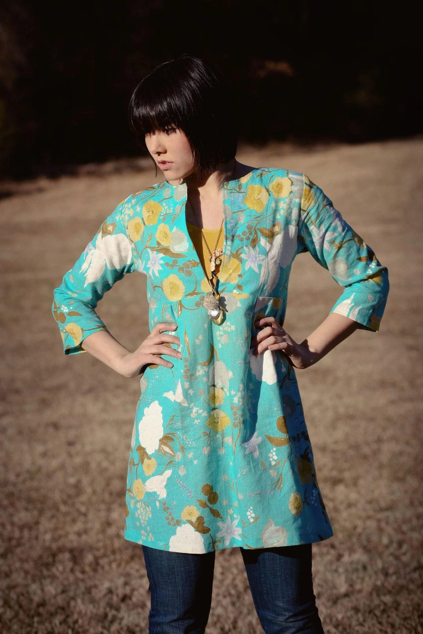 Sew Liberated Schoolhouse Tunic - Printed copy shop (+£7.00)