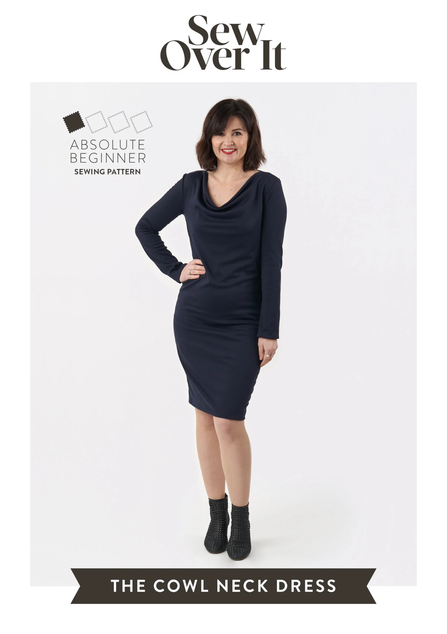 Sew Over It Cowl Neck Dress - Image 6