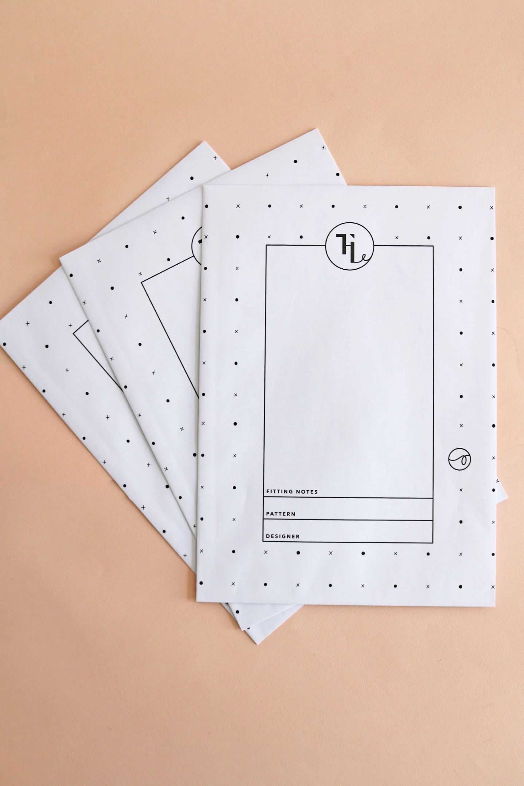 Sewing pattern storage envelopes