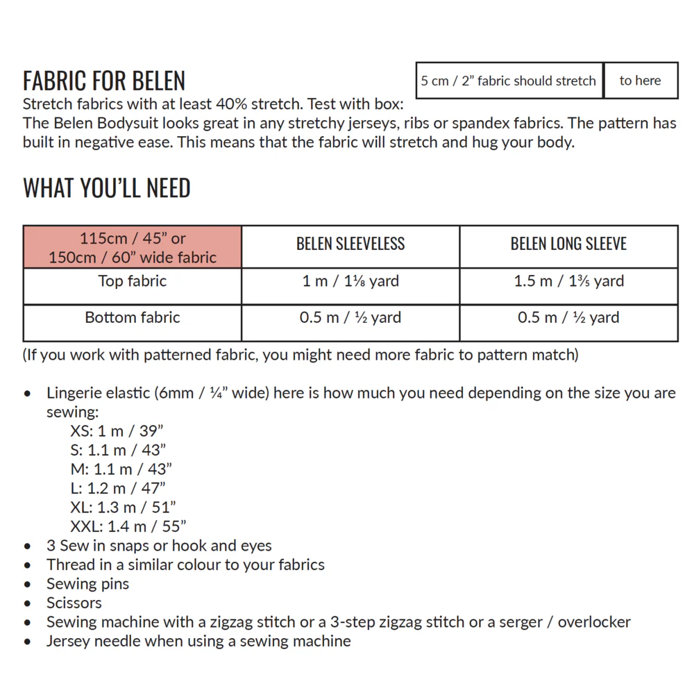 Sewing Patterns by Masin Belen Bodysuit - Image 9
