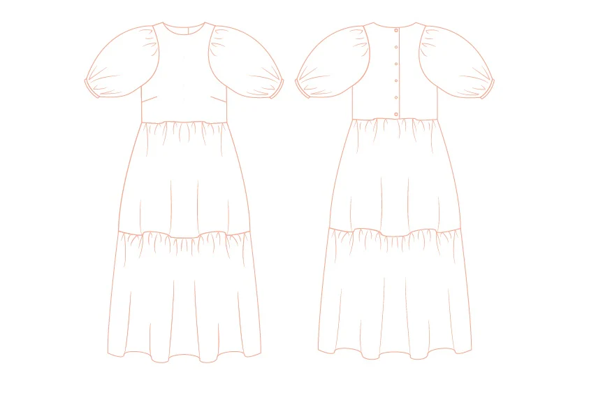 Sewing Patterns by Masin Cloud Dress - Image 7