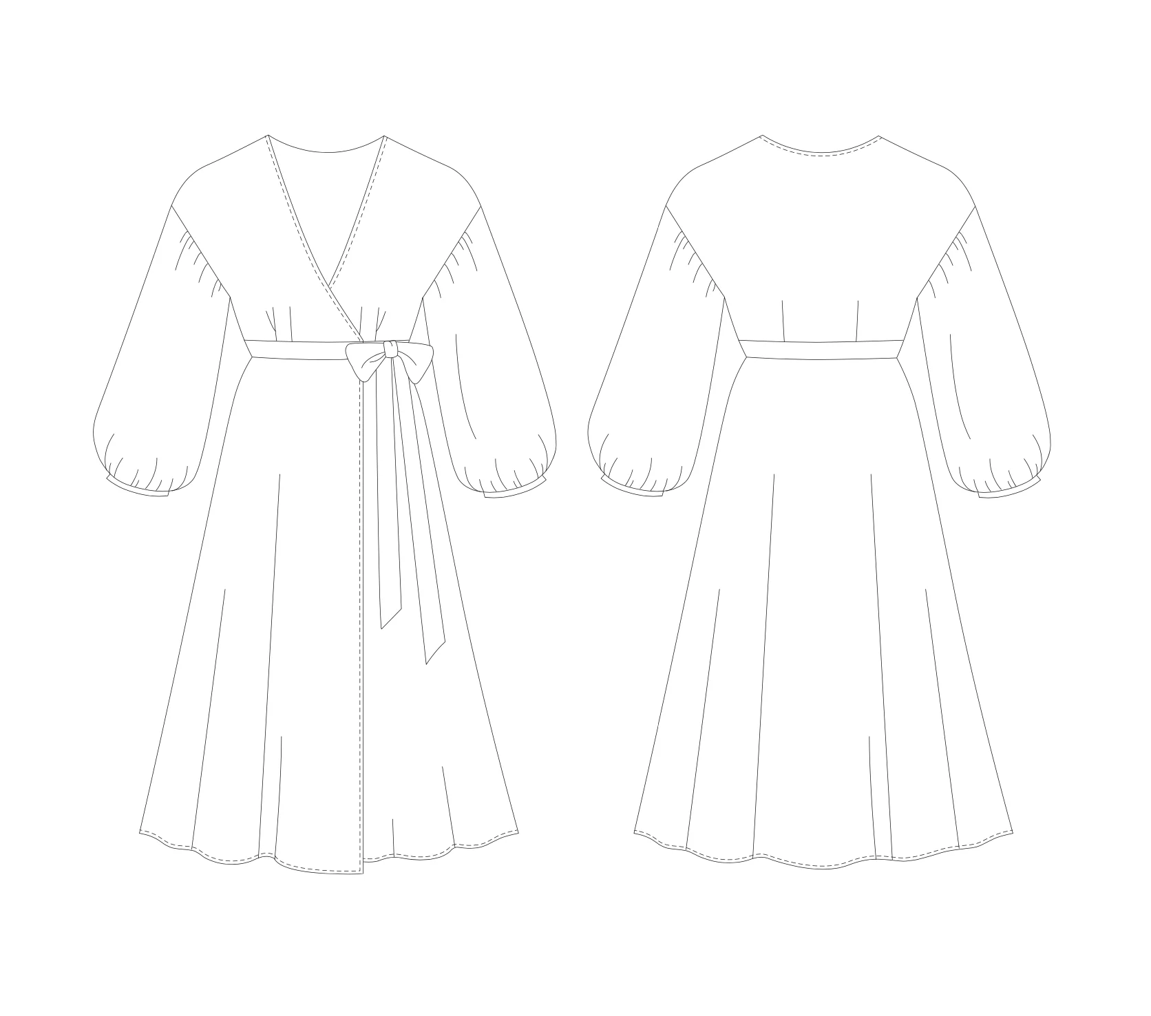 Silversaga Patterns Mina Wrap Dress - Image 7