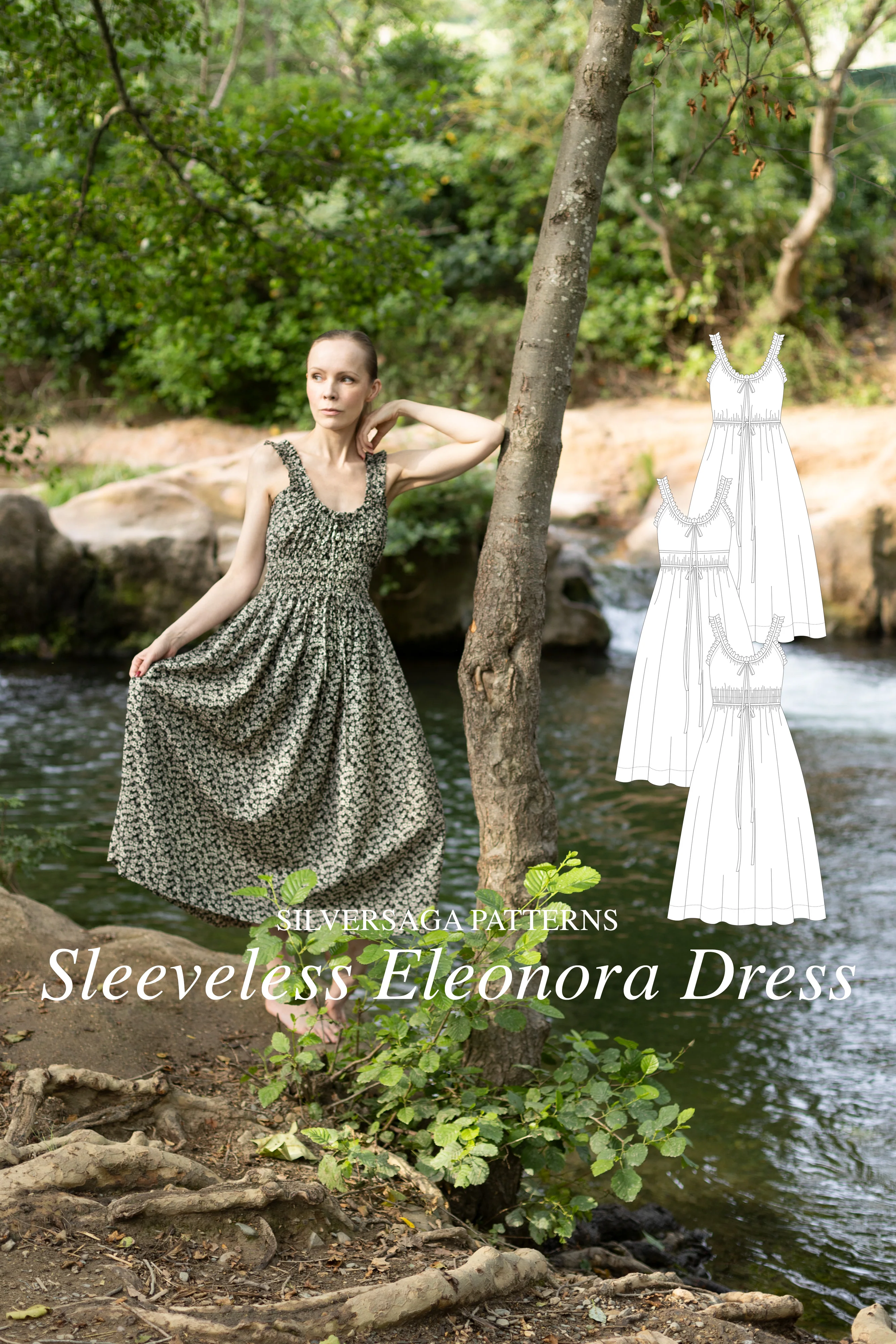 Silversaga Patterns Sleeveless Eleonora Dress - Image 8