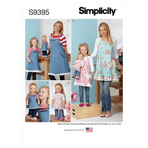 Simplicity Adult/Child Aprons S9395 - Image 2