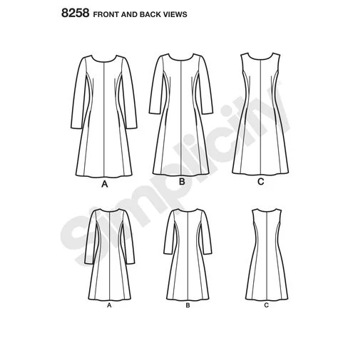 Simplicity Amazing Fit Dress S8258 - Image 6