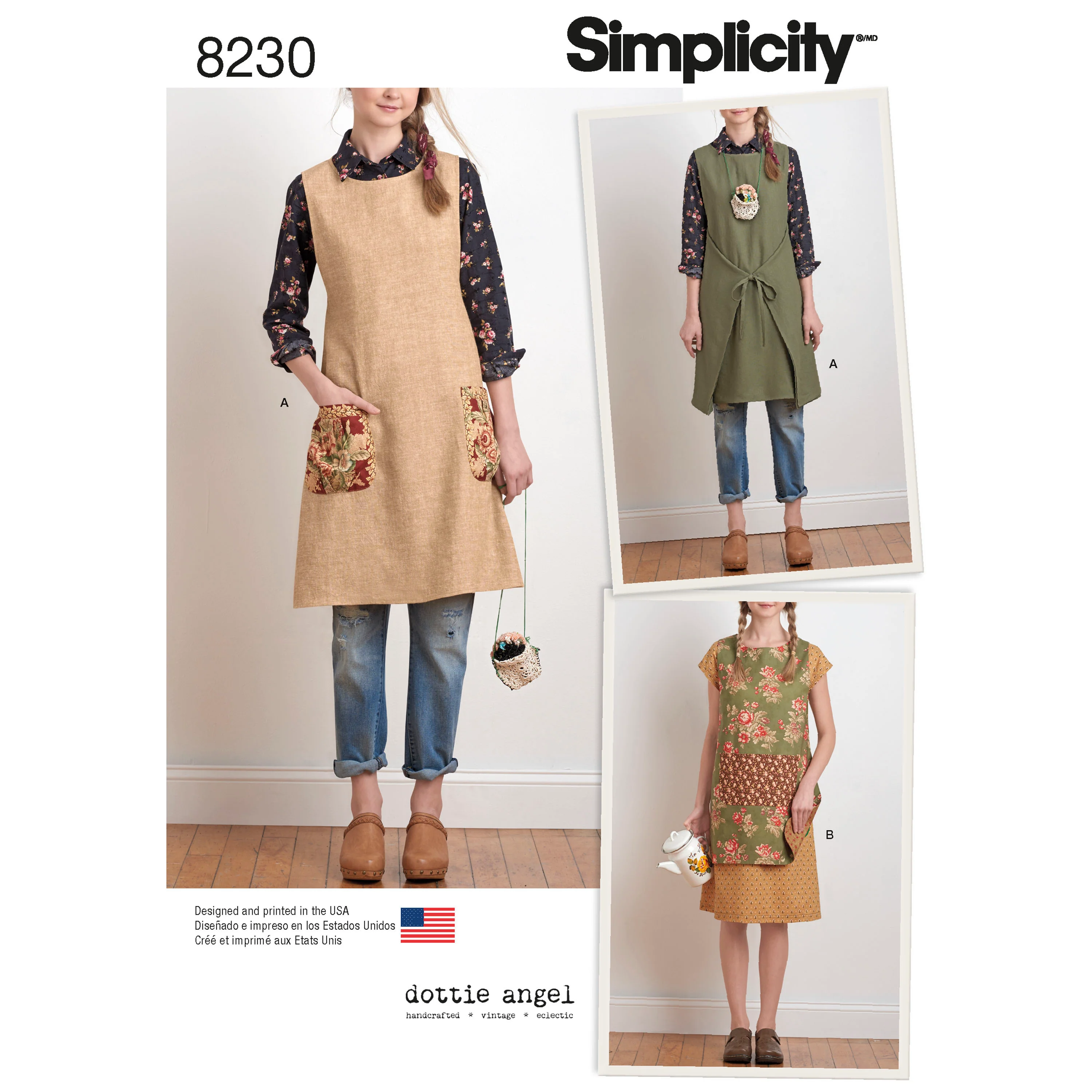Simplicity Apron Dress and Tabard S8230 - Image 2