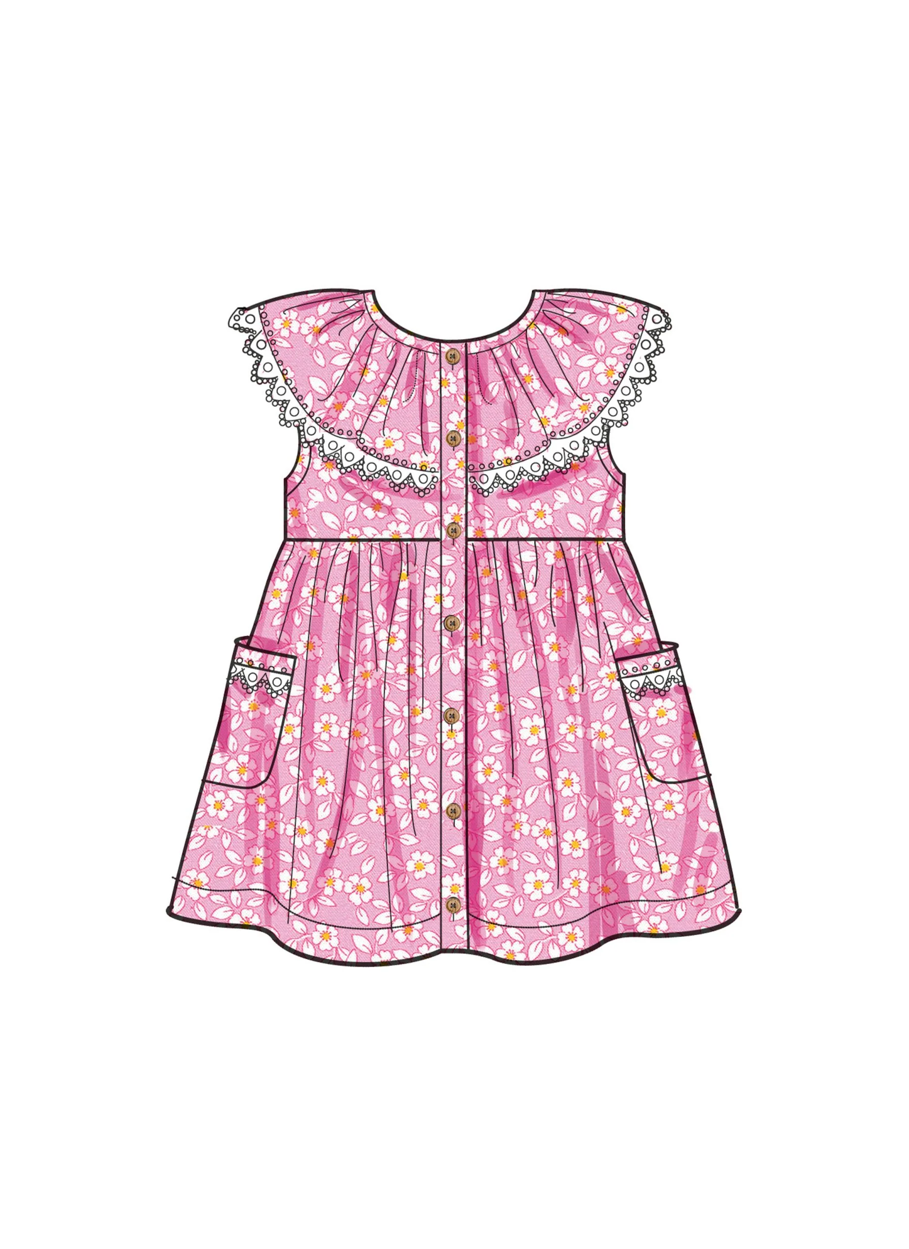 Simplicity Babies Dress S9898 - Image 3