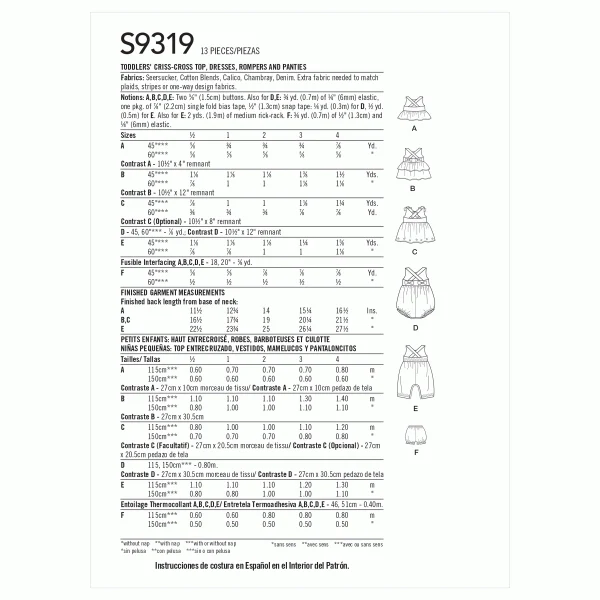Simplicity Baby/Child Outfit S9319 - Image 5