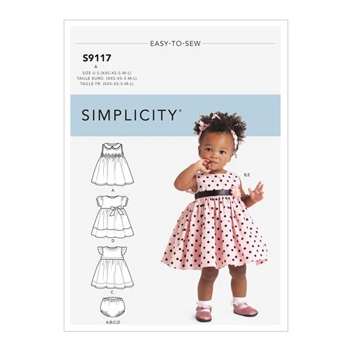 Simplicity Baby's Dress and Panties S9117 - Image 2