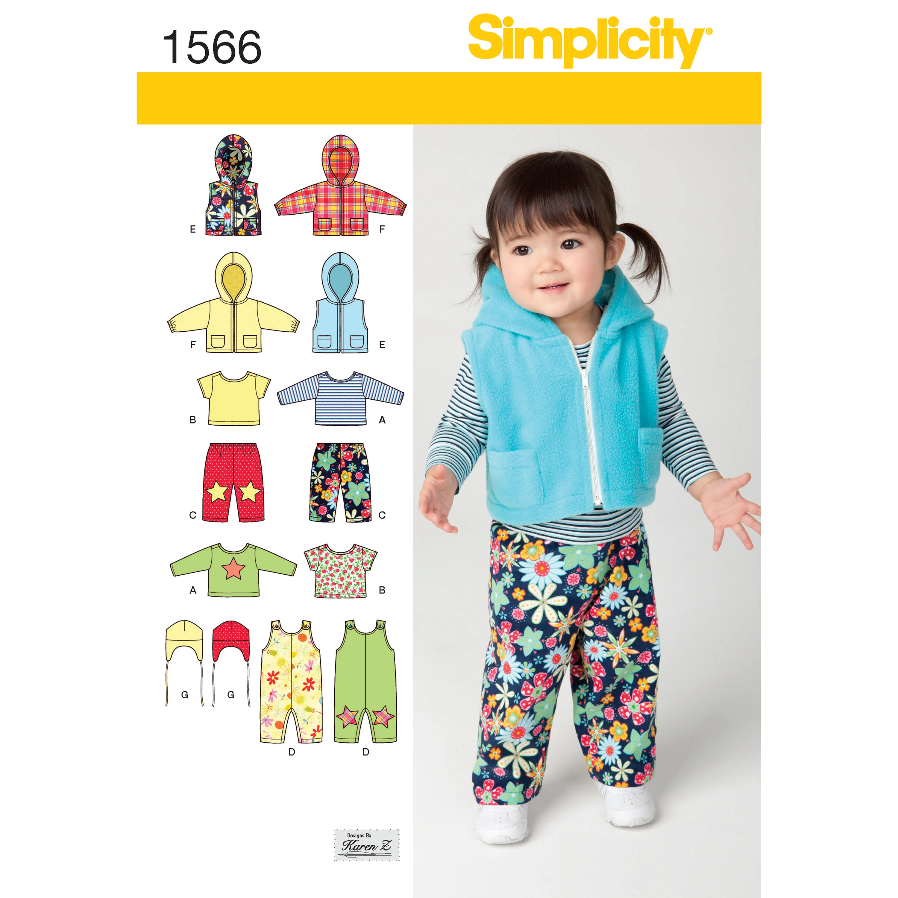 Simplicity Baby's Outfits S1566 - Image 2