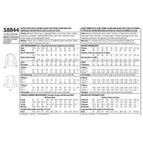 Simplicity Blazer S8844 - Image 5