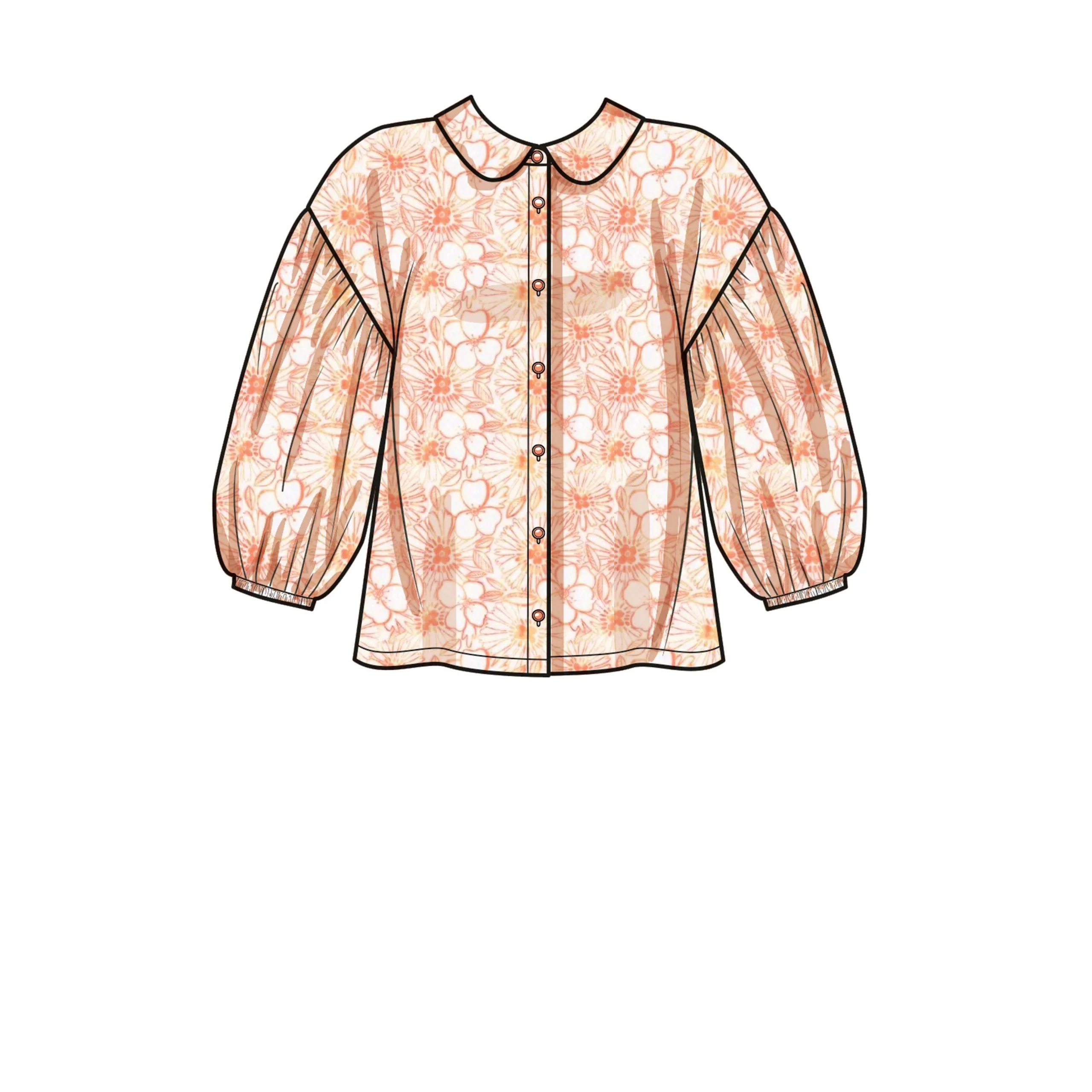 Simplicity Button Down Top S9646 - Image 4