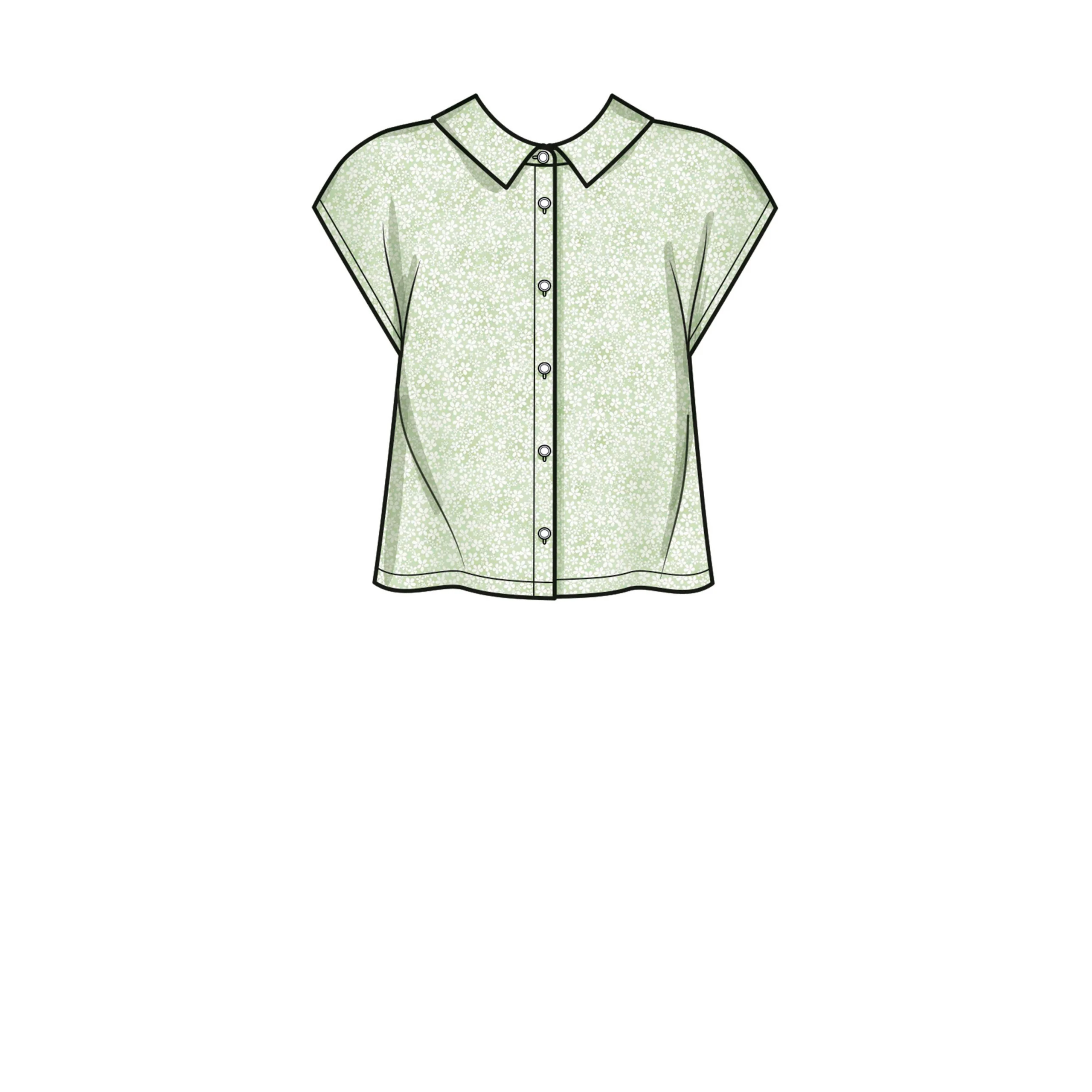 Simplicity Button Down Top S9646 - Image 7