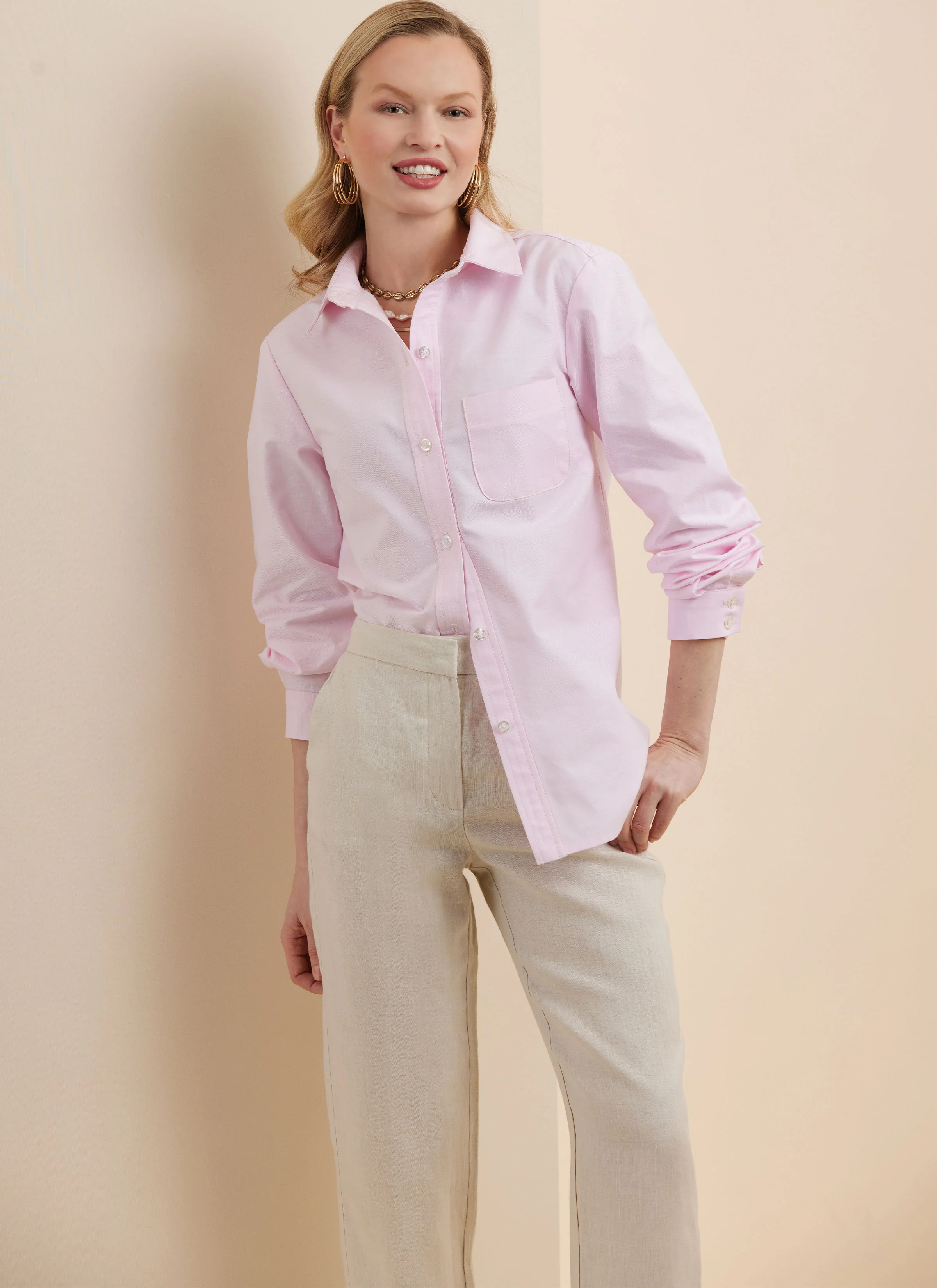 Simplicity Button Up Shirt S3136