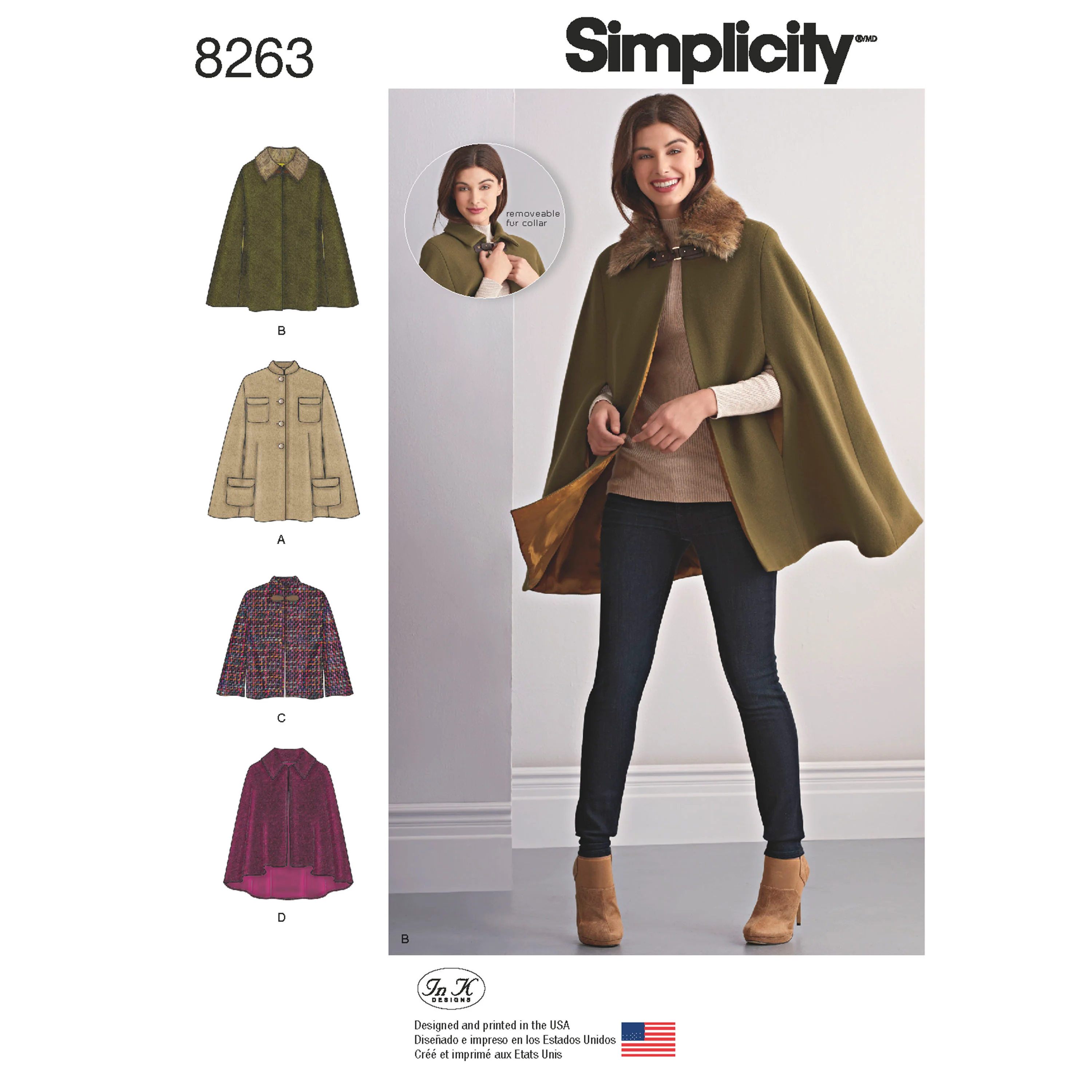 Simplicity Capes S8263 - Image 2