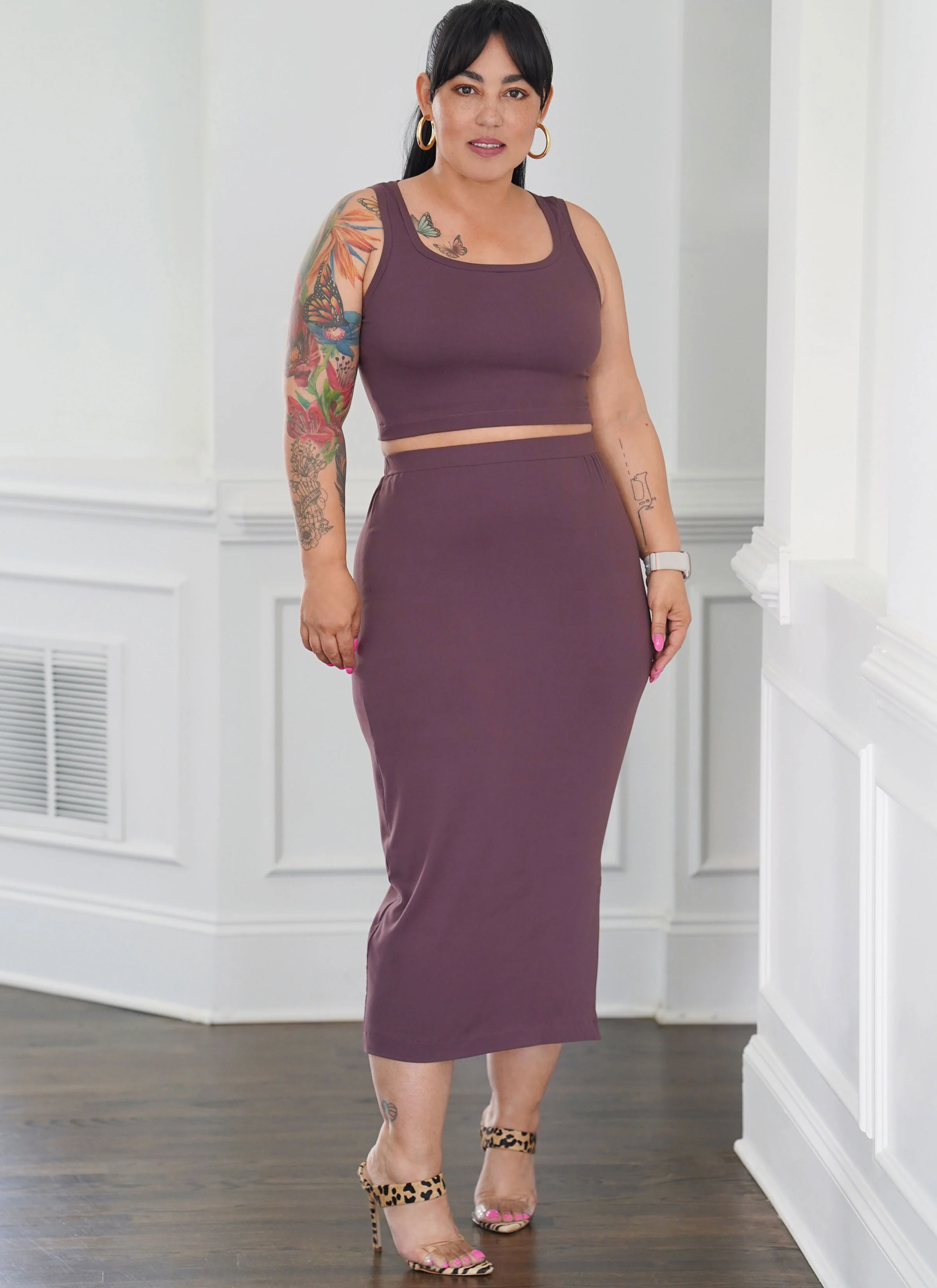 Simplicity Cardigan, Tank Top & skirt S3010 - Image 3