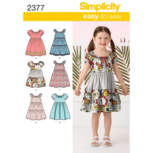 Simplicity Child Dresses S2377 - Image 2