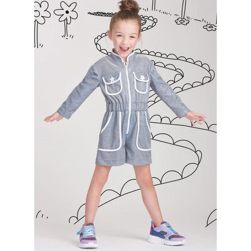 Simplicity Child Jumpsuit & Dress S9722 - Image 4