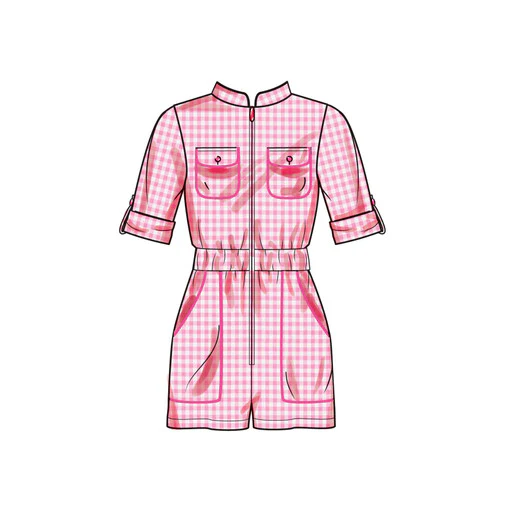 Simplicity Child Jumpsuit & Dress S9722 - Image 7