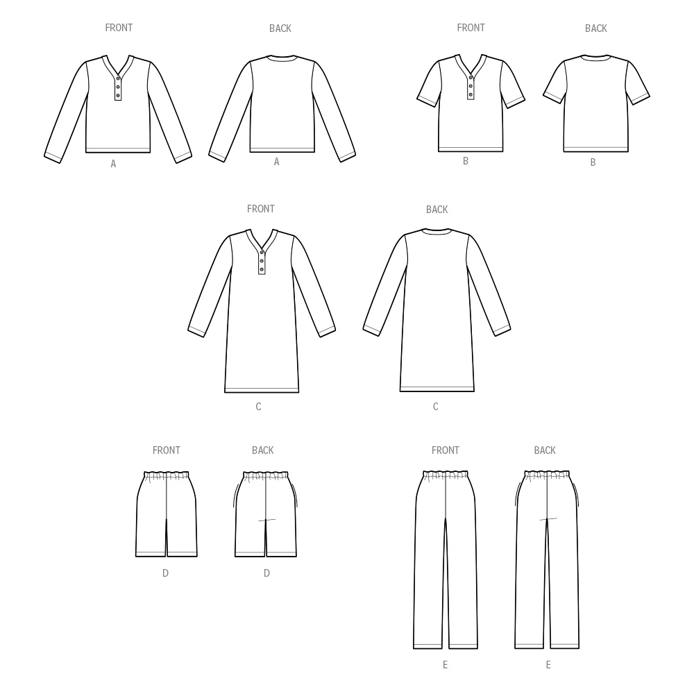Simplicity Child/Teen/Adult Nightwear S3041 - Image 5