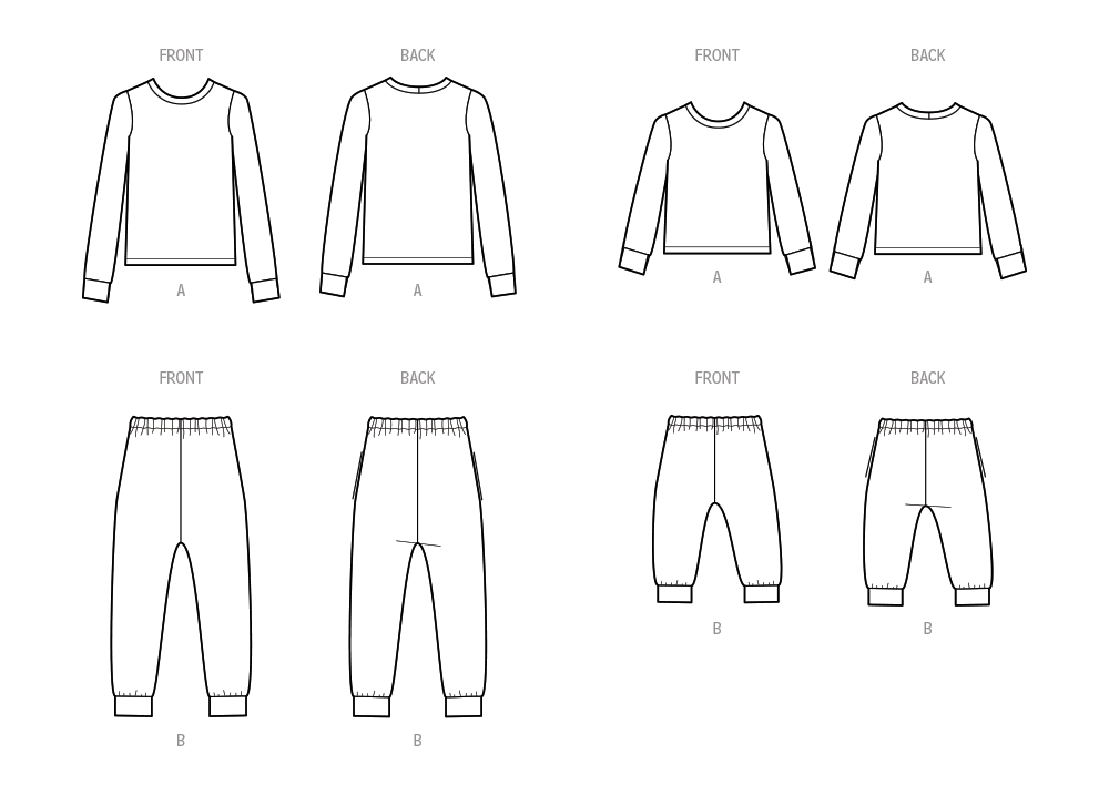 Simplicity Child/Teen/Adults Sleepwear S9861 - Image 6
