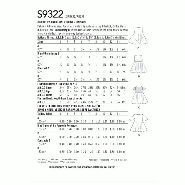 Simplicity Child/Teen Dresses S9322 - Image 8