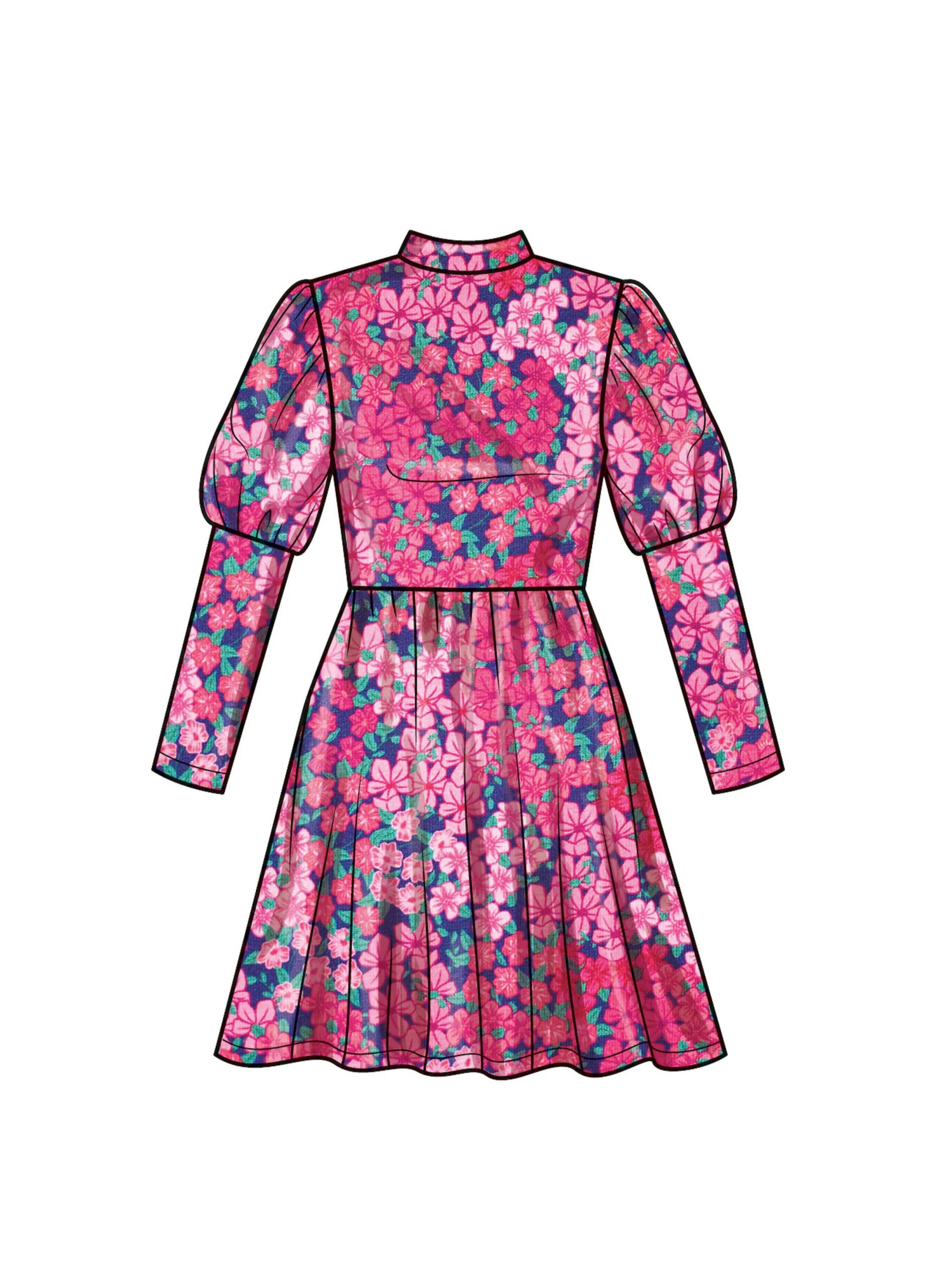 Simplicity Child/Teen Knit Dresses S9862 - Image 7