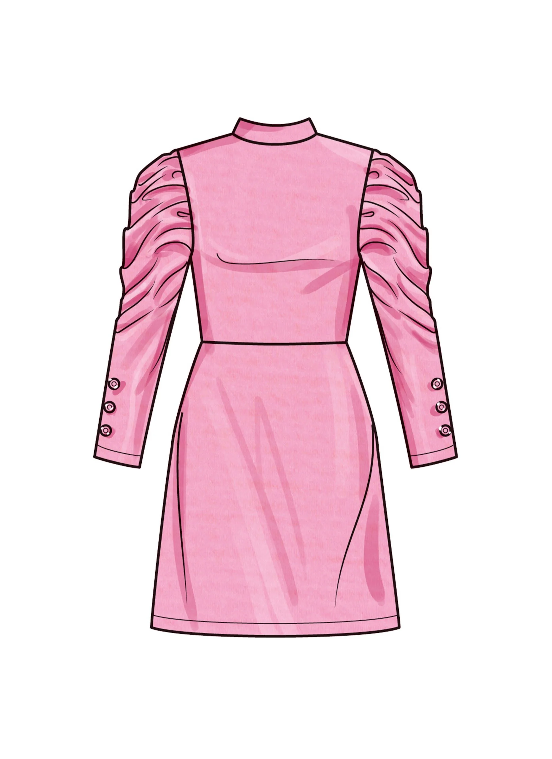 Simplicity Child/Teen Knit Dresses S9862 - Image 8