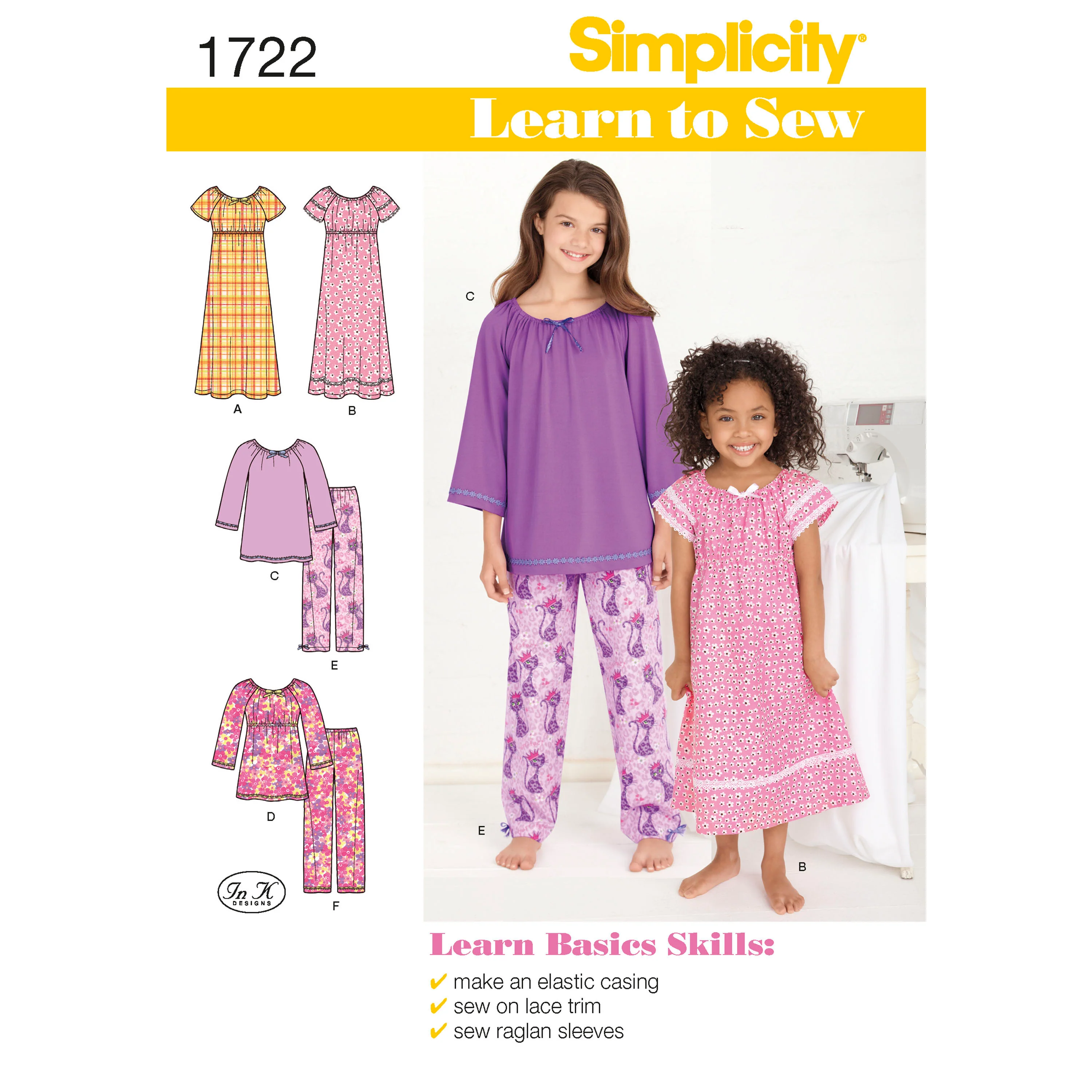 Simplicity Child/Teen Nightwear S1722 - Image 2
