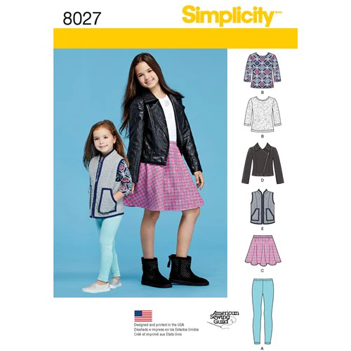 Simplicity Child/Teen Outfit S8027 - Image 2