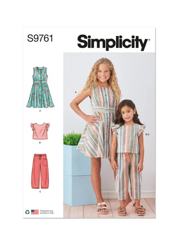 Simplicity Child/Teen Outfit S9761 - Image 2