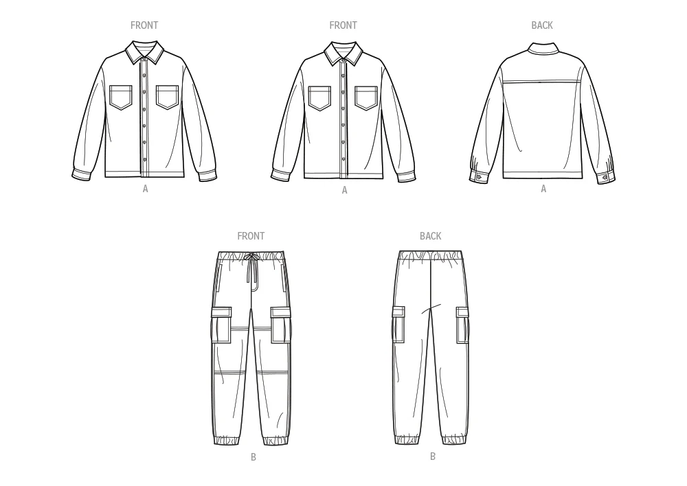 Simplicity Child/Teen Shirt & Trousers S9864 - Image 9