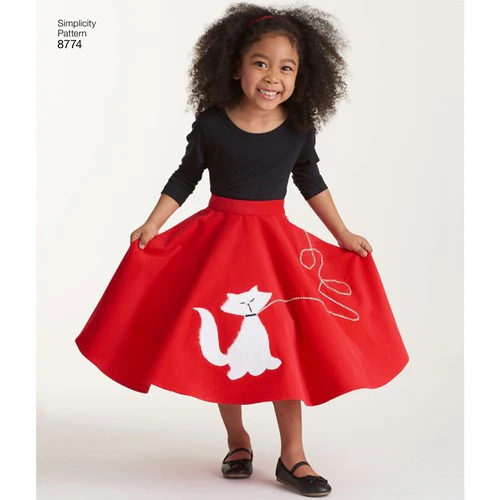 Simplicity Child/Teen Skirts S8774 - Image 4