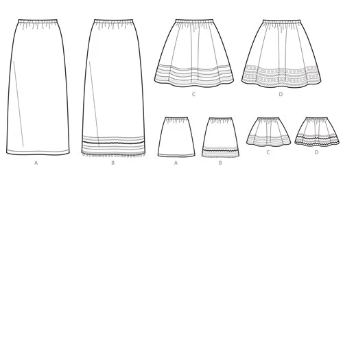 Simplicity Child/Teen Skirts S8961 - Image 10