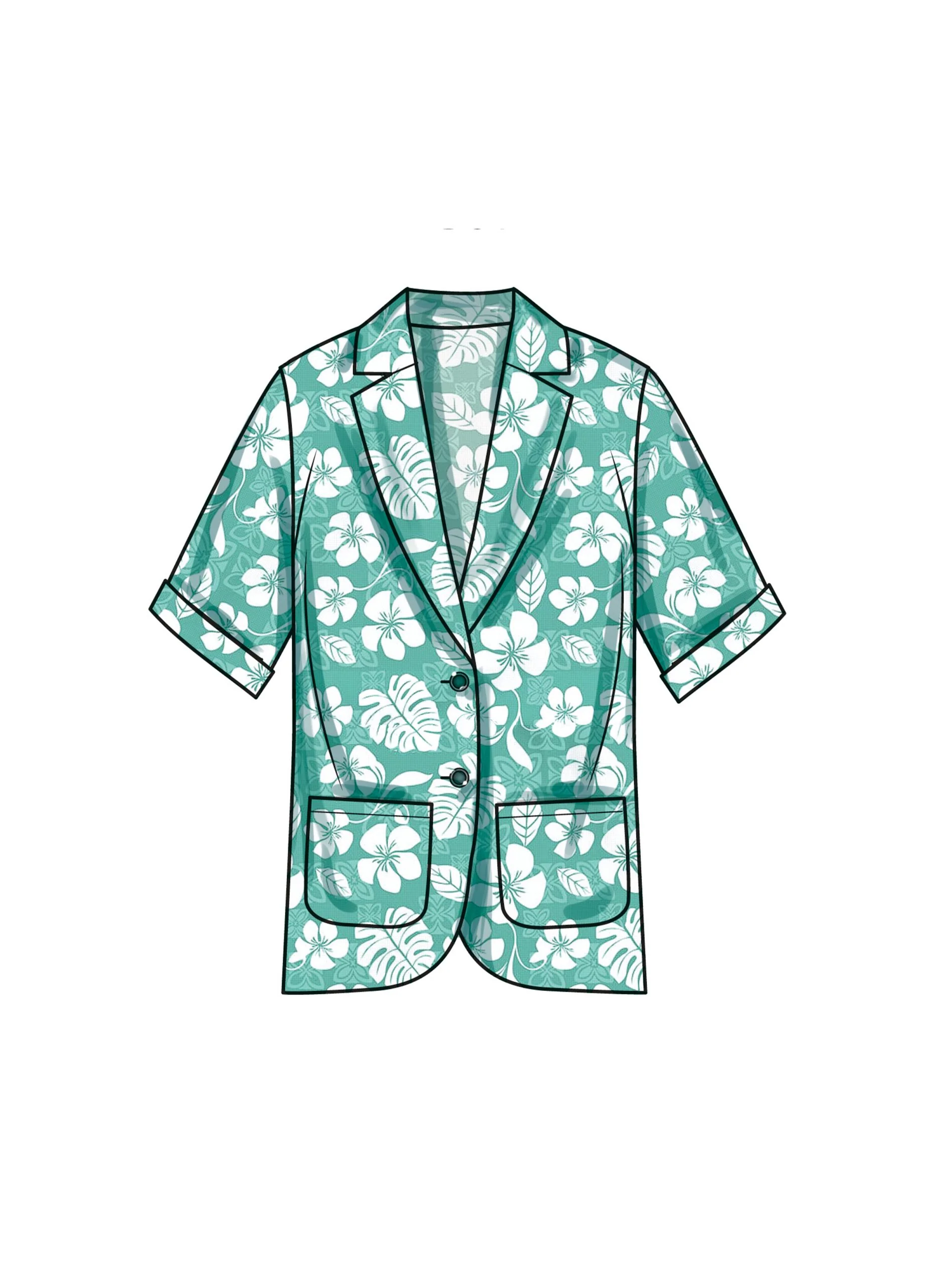 Simplicity Child/Teen/Unisex Blazer & Shorts S9930 - Image 8
