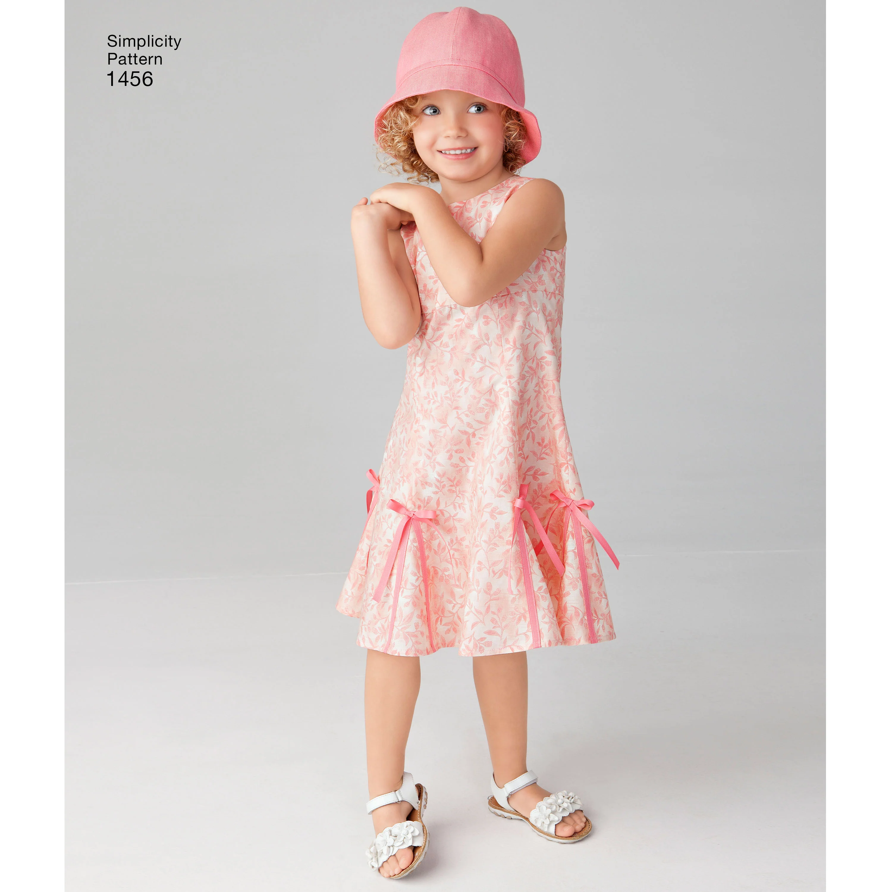 Simplicity Child/Teens Dresses and Hat S1456 - Image 3
