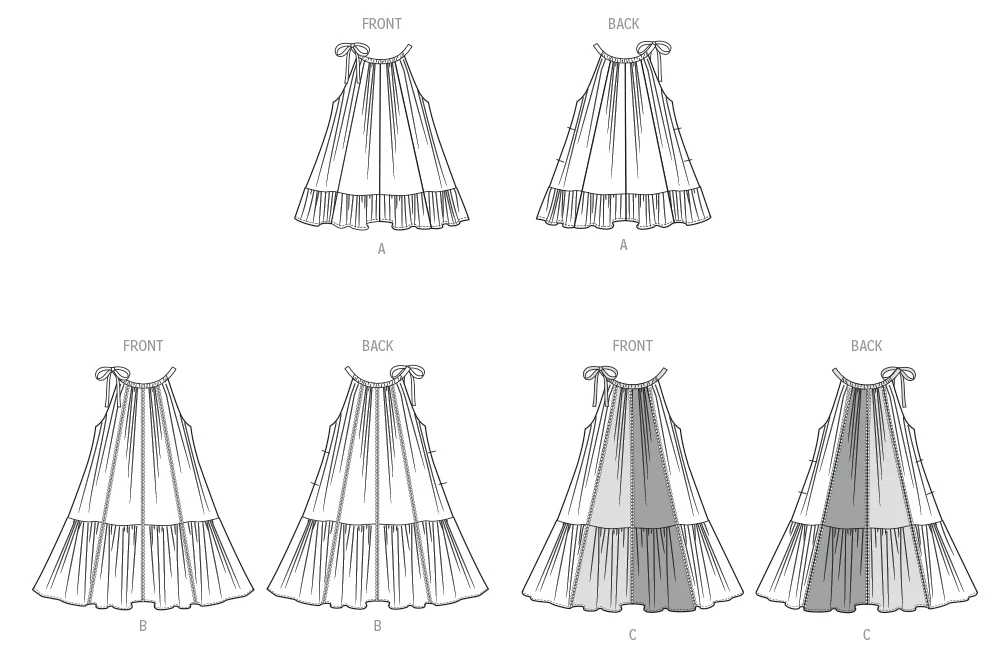 Simplicity Children's and Girls' Dresses S3146 - Image 9