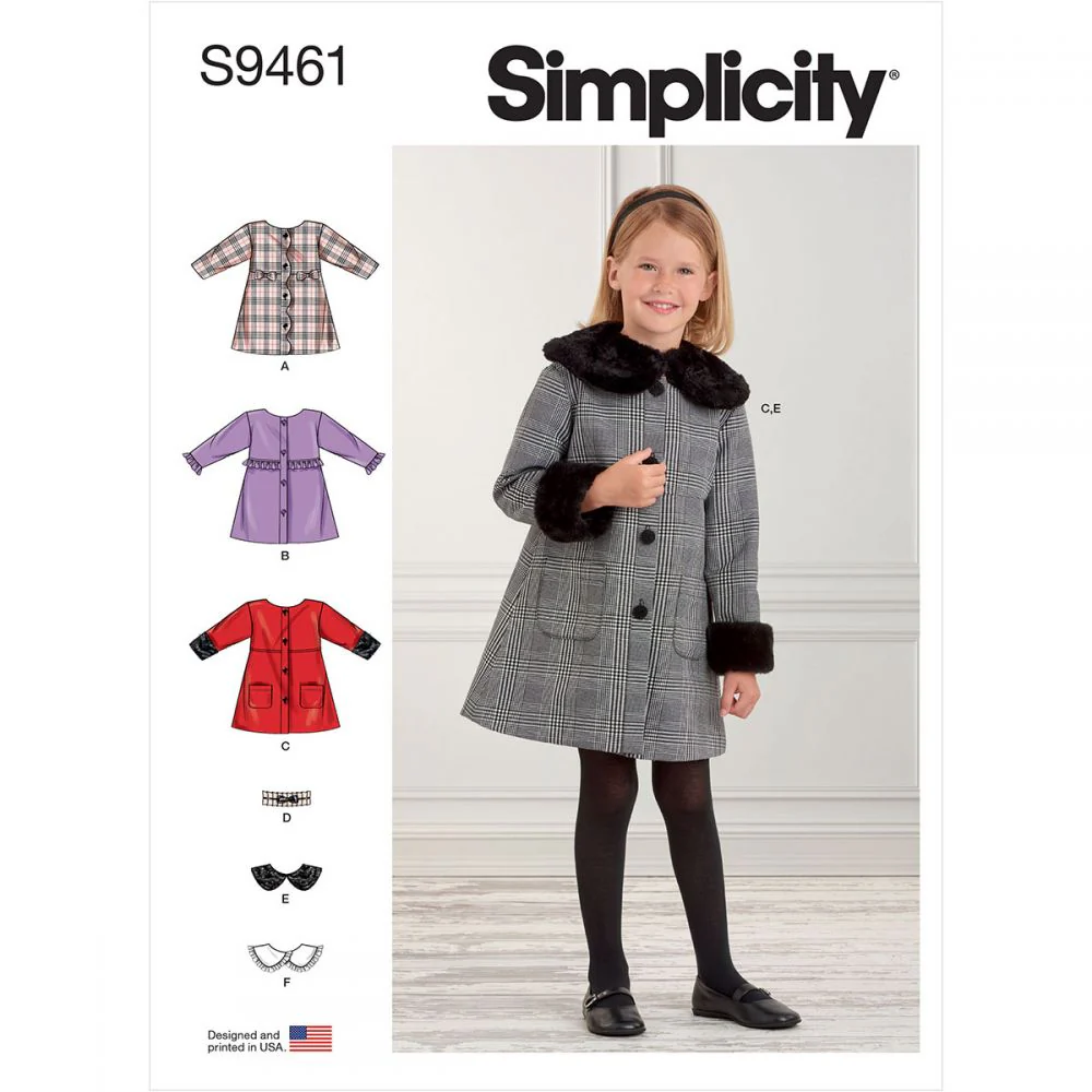 Simplicity Children's Coat S9461 - Image 2