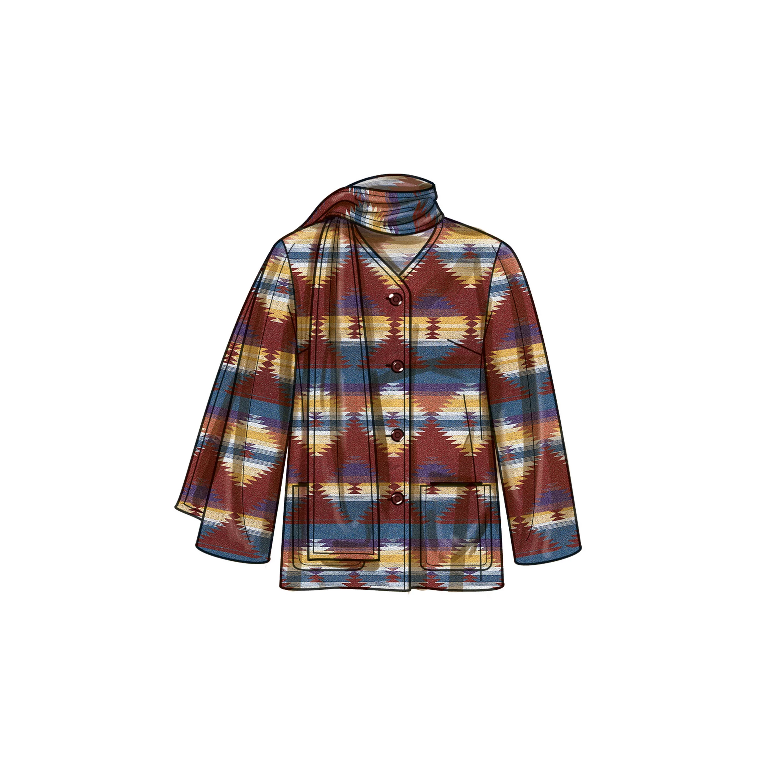 Simplicity Coat and Jacket S9686 - Image 6