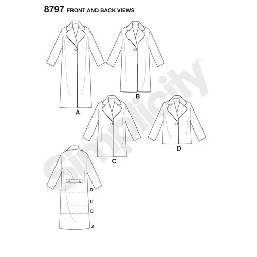 Simplicity Coat S8797 - Image 5