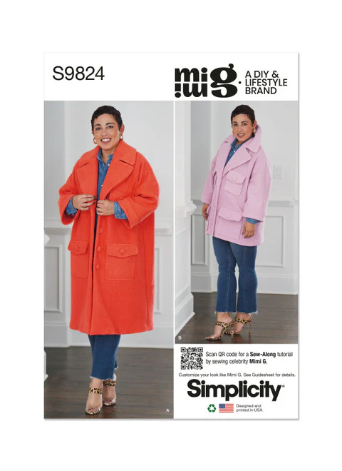 Simplicity Coat S9824 - Image 2