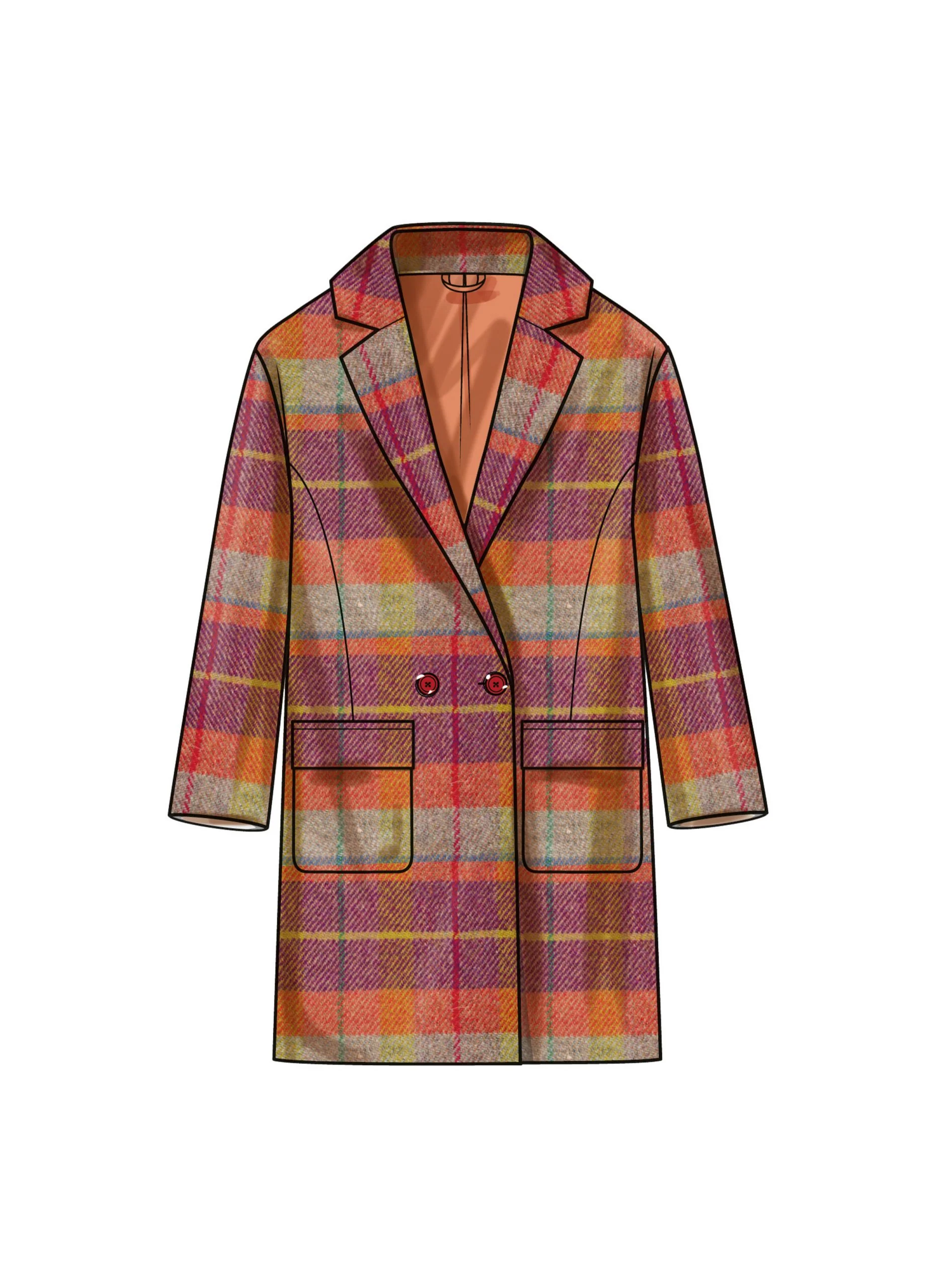 Simplicity Coat S9854 - Image 6