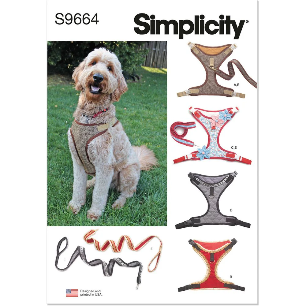 Simplicity Dog Harness & Lead S9664 - Image 2