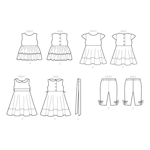 Simplicity Dress, Tops and Leggings S9154 - Image 3
