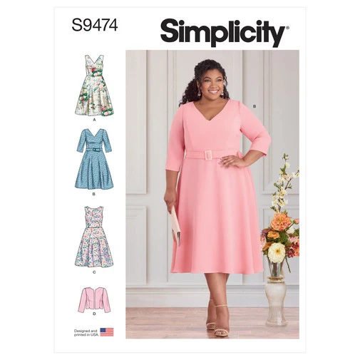 Simplicity Dresses and Jacket S9474 - Image 2