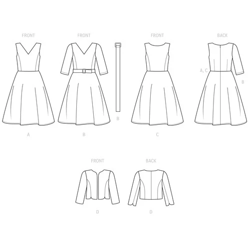 Simplicity Dresses and Jacket S9474 - Image 9
