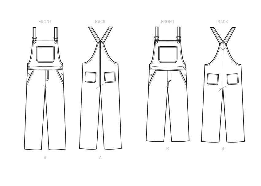 Simplicity Dungarees/Overalls S9590 - Image 6