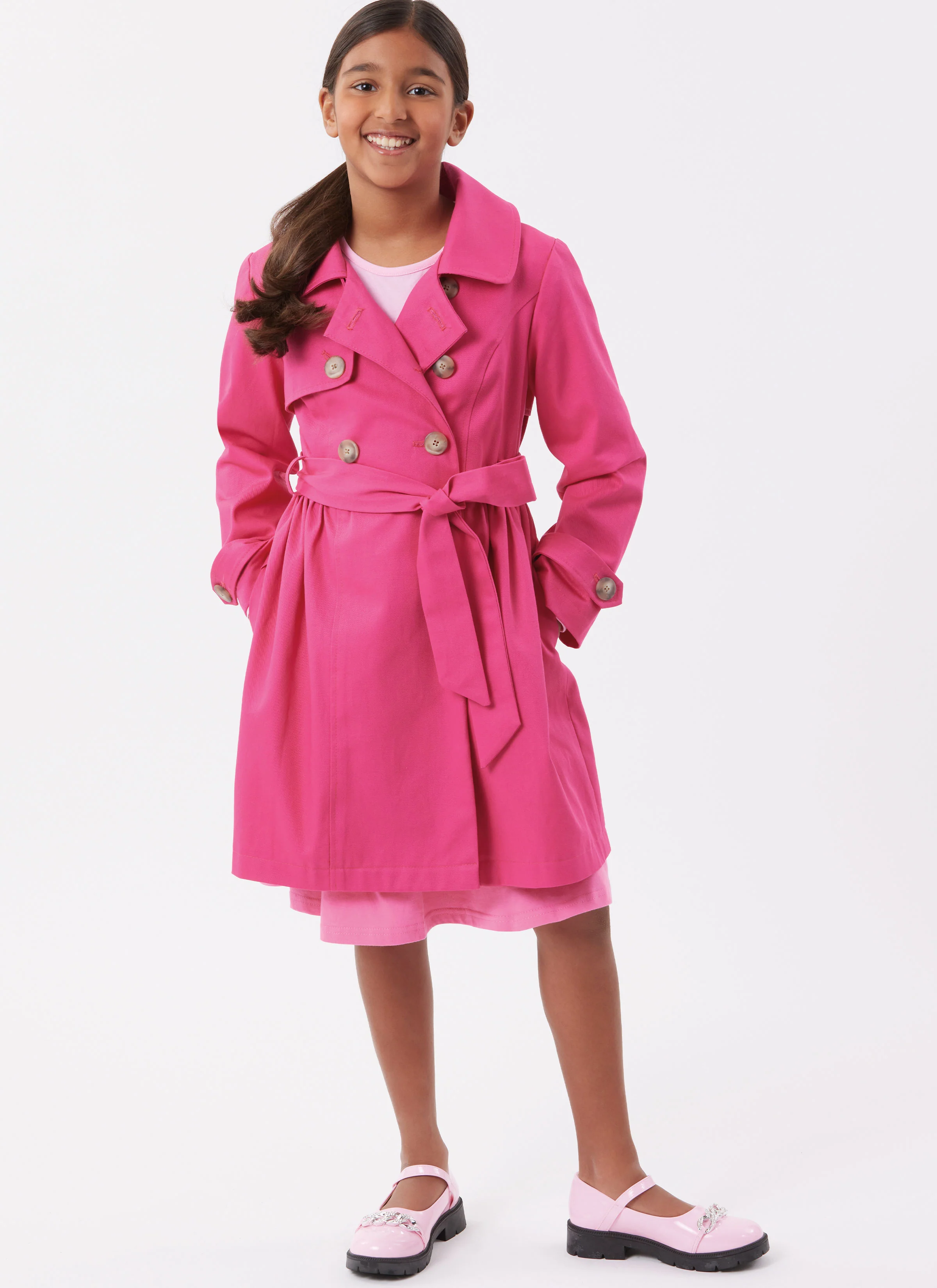 Simplicity Girl's Trench Coat S3114 - Image 7