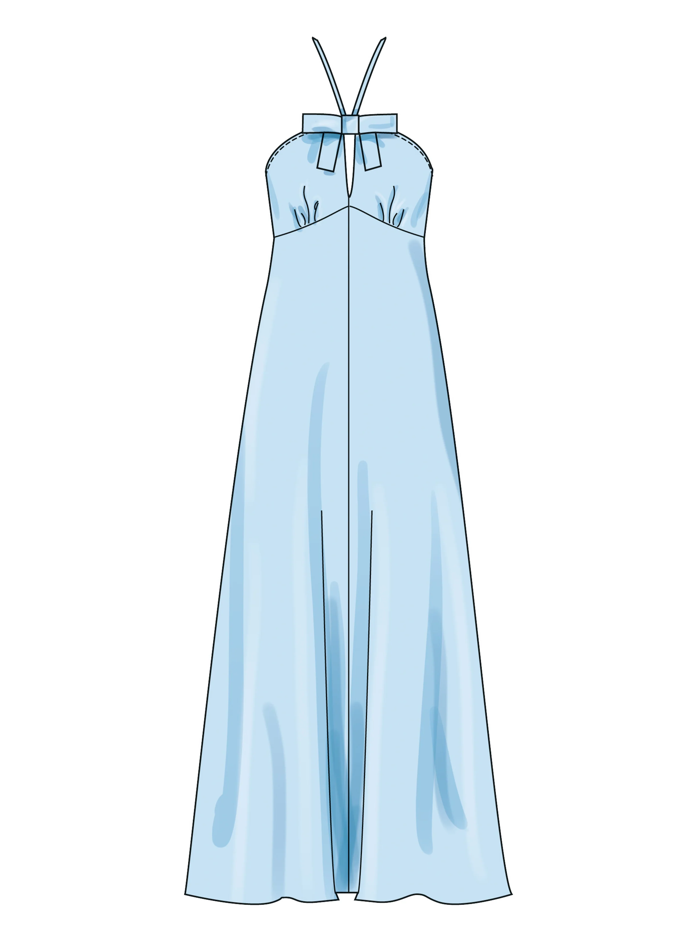 Simplicity Halter Dress S3133 - Image 5